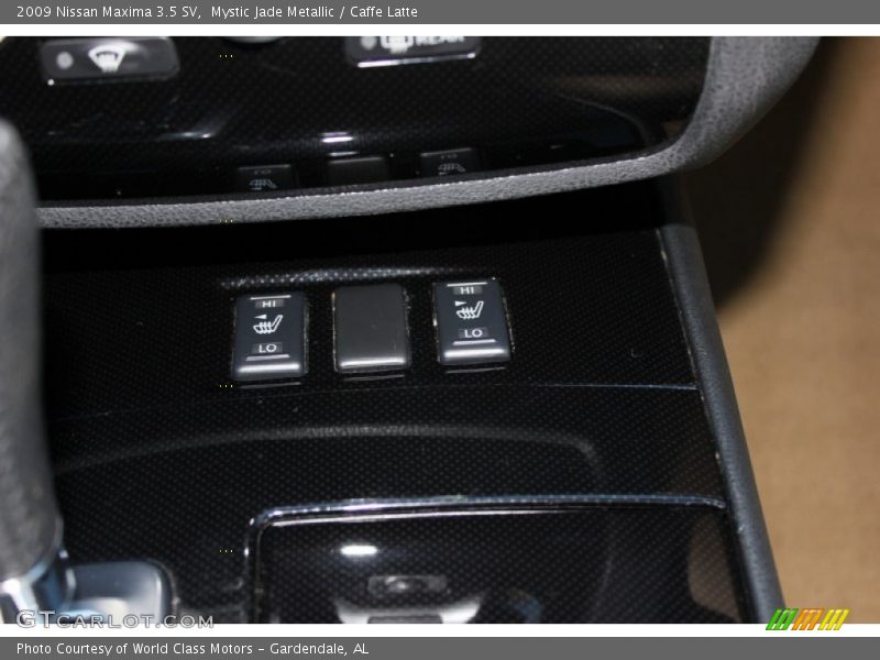 Mystic Jade Metallic / Caffe Latte 2009 Nissan Maxima 3.5 SV