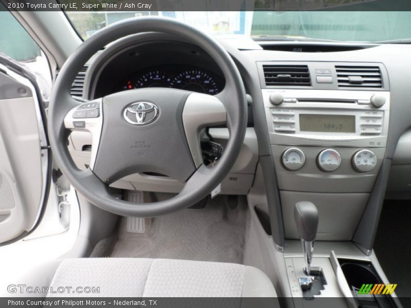Super White / Ash Gray 2010 Toyota Camry LE