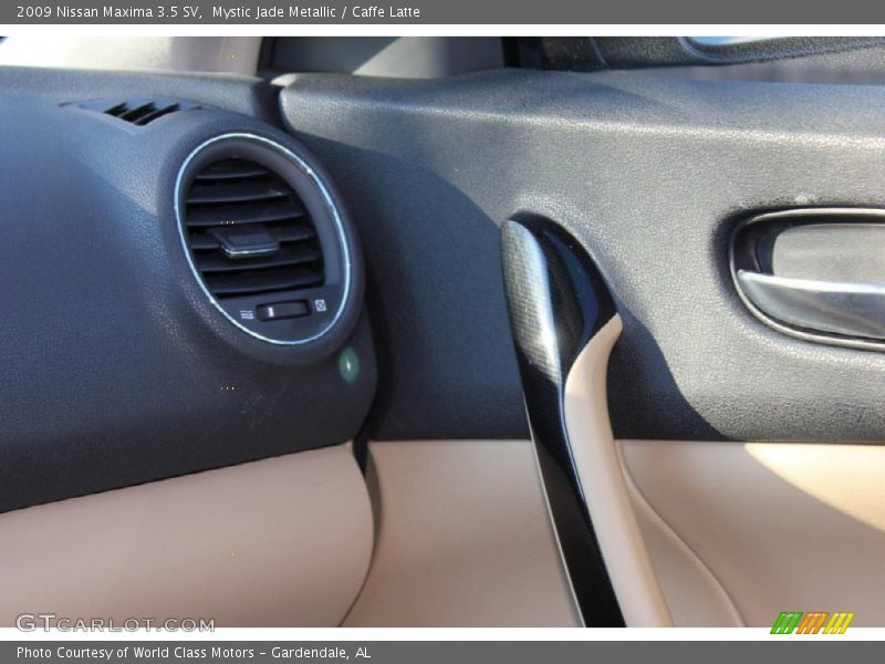 Mystic Jade Metallic / Caffe Latte 2009 Nissan Maxima 3.5 SV
