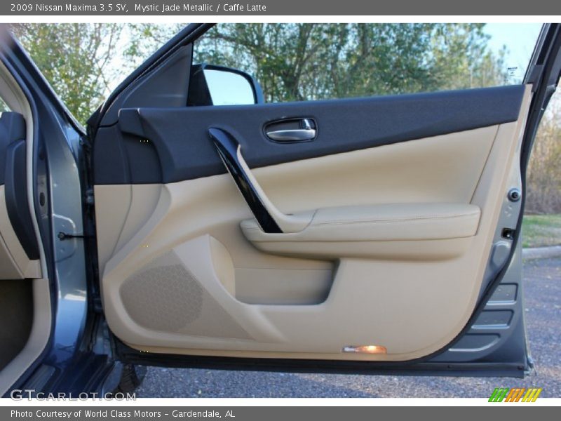 Mystic Jade Metallic / Caffe Latte 2009 Nissan Maxima 3.5 SV