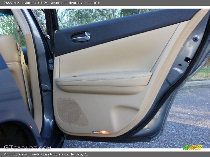 Mystic Jade Metallic / Caffe Latte 2009 Nissan Maxima 3.5 SV