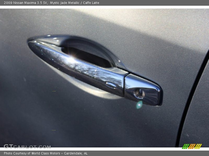 Mystic Jade Metallic / Caffe Latte 2009 Nissan Maxima 3.5 SV