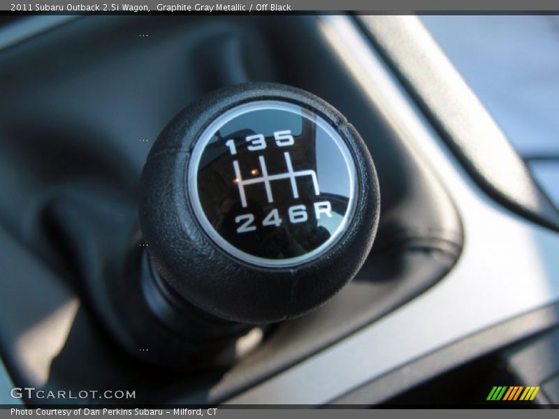 Graphite Gray Metallic / Off Black 2011 Subaru Outback 2.5i Wagon