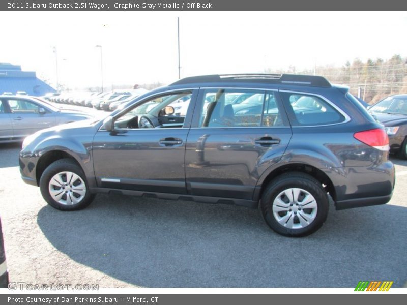 Graphite Gray Metallic / Off Black 2011 Subaru Outback 2.5i Wagon