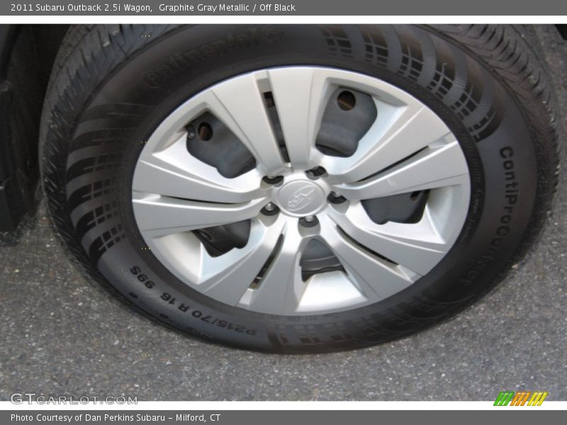 Graphite Gray Metallic / Off Black 2011 Subaru Outback 2.5i Wagon