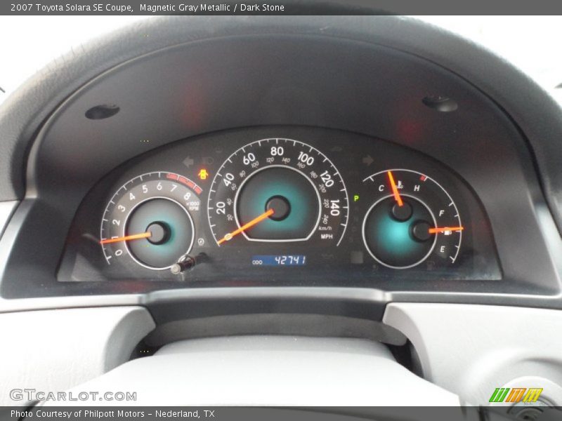 Magnetic Gray Metallic / Dark Stone 2007 Toyota Solara SE Coupe