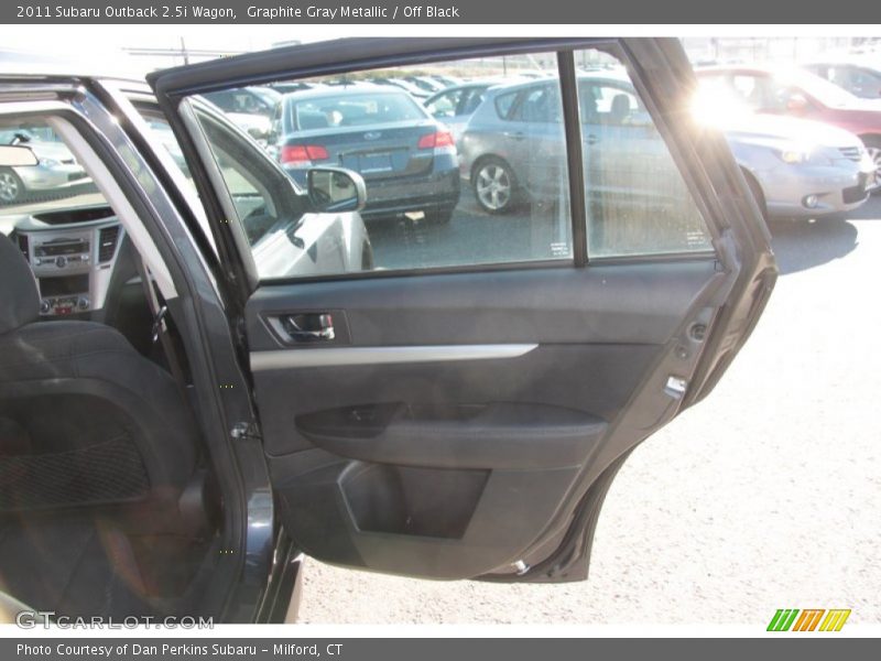 Graphite Gray Metallic / Off Black 2011 Subaru Outback 2.5i Wagon