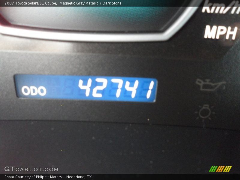 Magnetic Gray Metallic / Dark Stone 2007 Toyota Solara SE Coupe