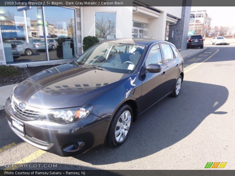 Dark Gray Metallic / Carbon Black 2009 Subaru Impreza 2.5i Wagon