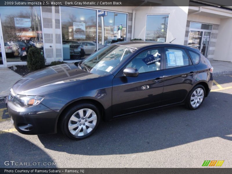 Dark Gray Metallic / Carbon Black 2009 Subaru Impreza 2.5i Wagon