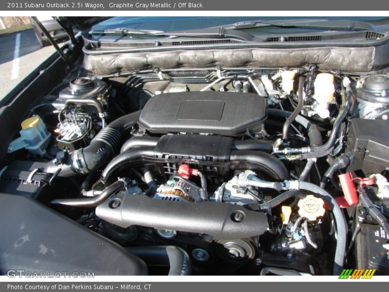 Graphite Gray Metallic / Off Black 2011 Subaru Outback 2.5i Wagon
