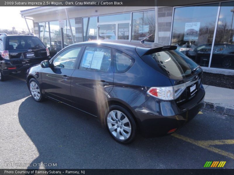 Dark Gray Metallic / Carbon Black 2009 Subaru Impreza 2.5i Wagon