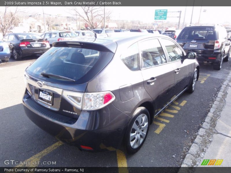 Dark Gray Metallic / Carbon Black 2009 Subaru Impreza 2.5i Wagon