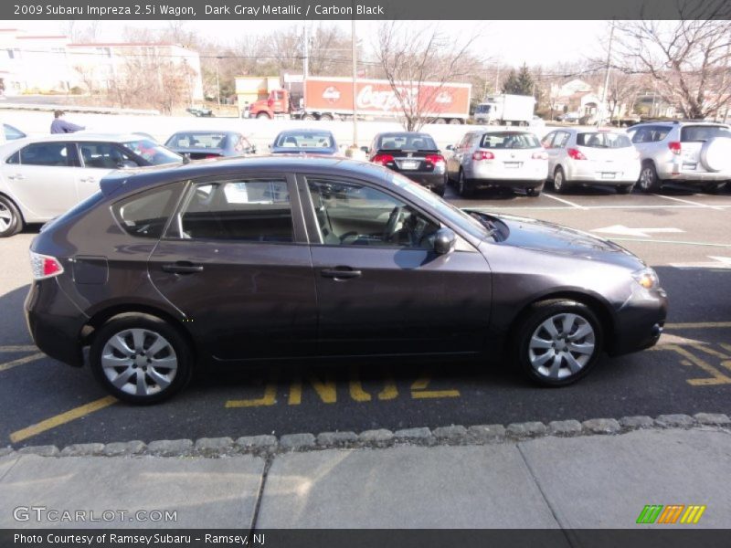 Dark Gray Metallic / Carbon Black 2009 Subaru Impreza 2.5i Wagon