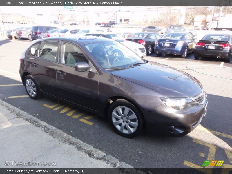 Dark Gray Metallic / Carbon Black 2009 Subaru Impreza 2.5i Wagon