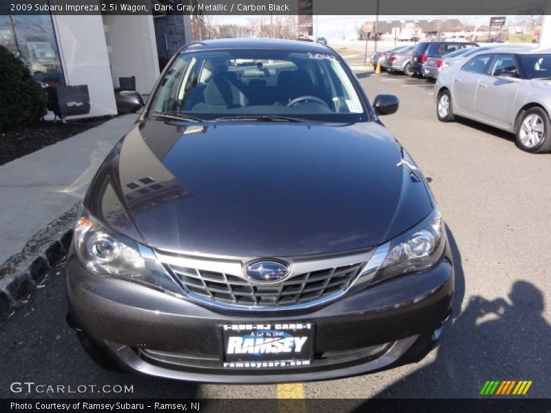 Dark Gray Metallic / Carbon Black 2009 Subaru Impreza 2.5i Wagon