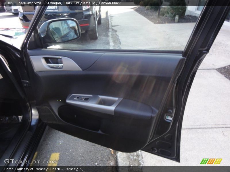 Dark Gray Metallic / Carbon Black 2009 Subaru Impreza 2.5i Wagon