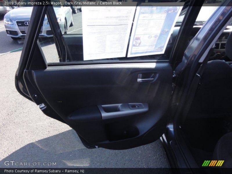 Dark Gray Metallic / Carbon Black 2009 Subaru Impreza 2.5i Wagon