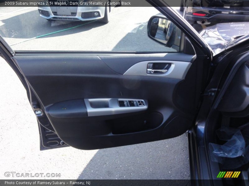 Dark Gray Metallic / Carbon Black 2009 Subaru Impreza 2.5i Wagon