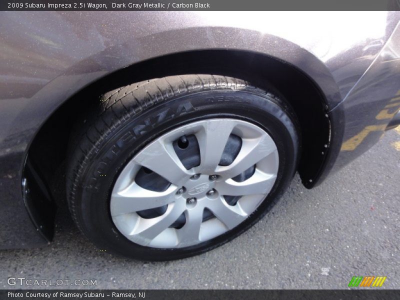 Dark Gray Metallic / Carbon Black 2009 Subaru Impreza 2.5i Wagon