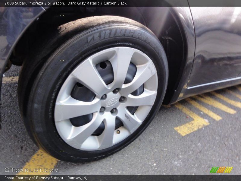 Dark Gray Metallic / Carbon Black 2009 Subaru Impreza 2.5i Wagon