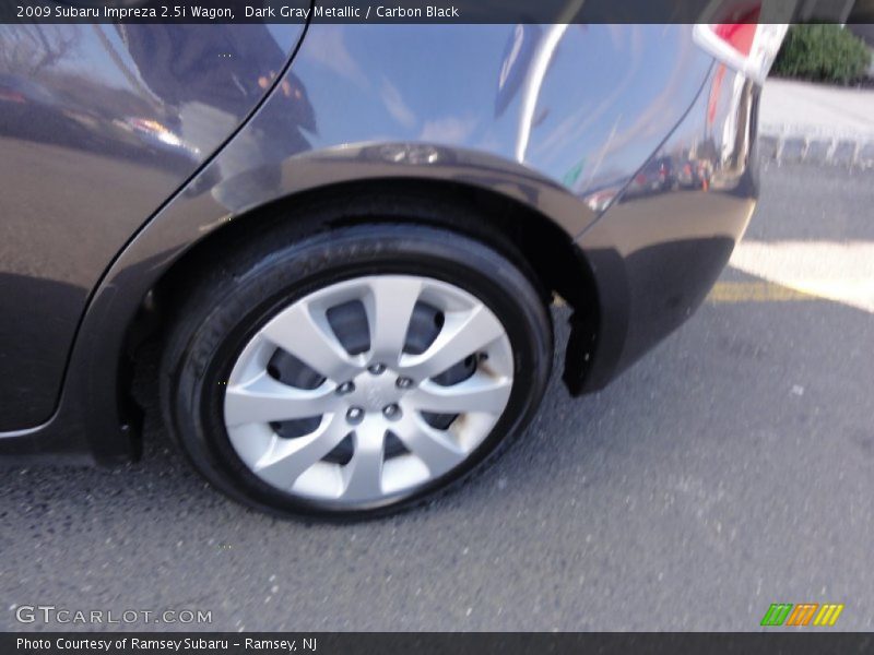 Dark Gray Metallic / Carbon Black 2009 Subaru Impreza 2.5i Wagon