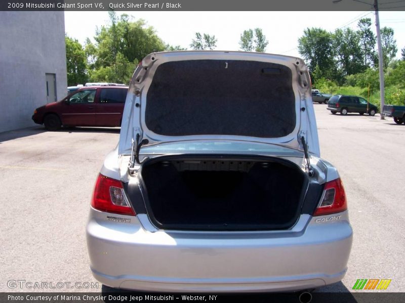 Quick Silver Pearl / Black 2009 Mitsubishi Galant Sport V6