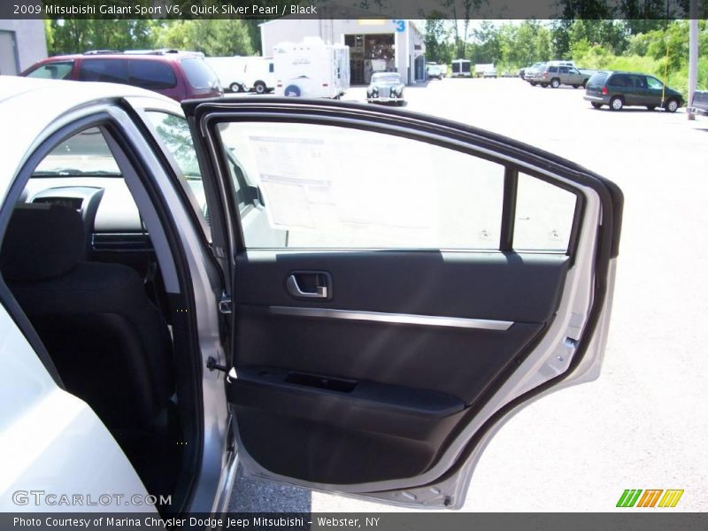 Quick Silver Pearl / Black 2009 Mitsubishi Galant Sport V6