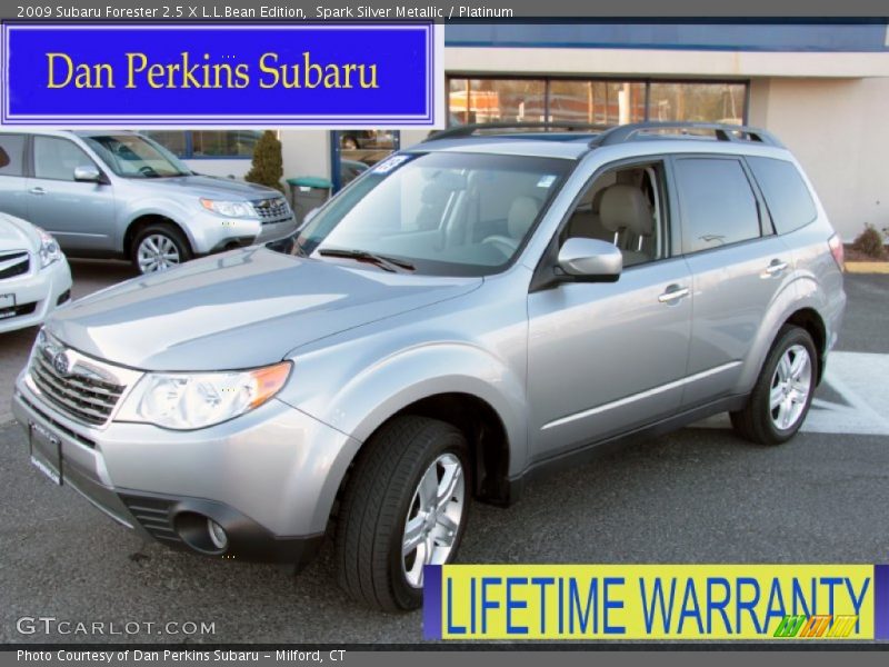 Spark Silver Metallic / Platinum 2009 Subaru Forester 2.5 X L.L.Bean Edition