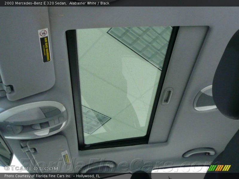 Alabaster White / Black 2003 Mercedes-Benz E 320 Sedan