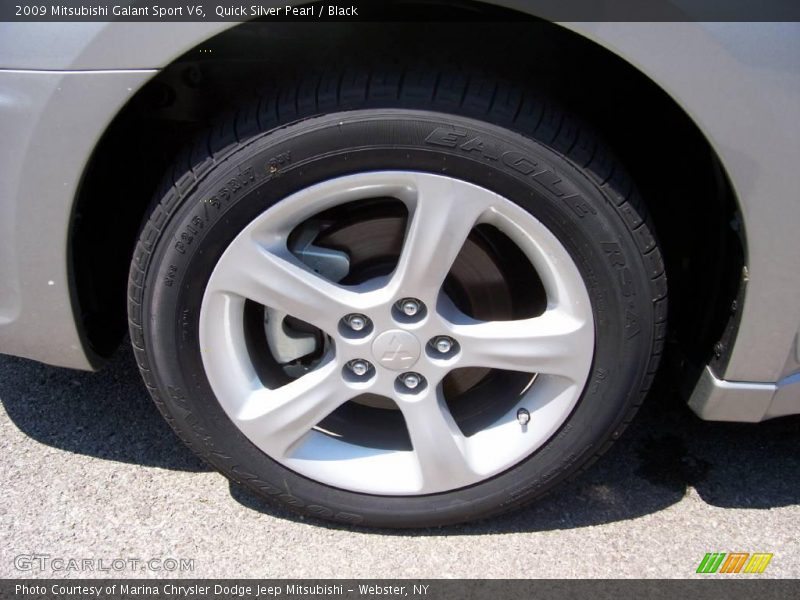 Quick Silver Pearl / Black 2009 Mitsubishi Galant Sport V6