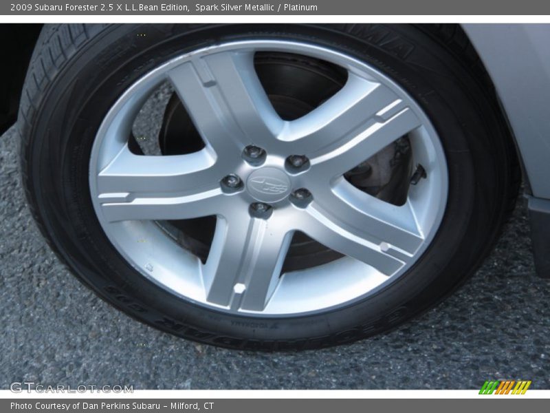 Spark Silver Metallic / Platinum 2009 Subaru Forester 2.5 X L.L.Bean Edition