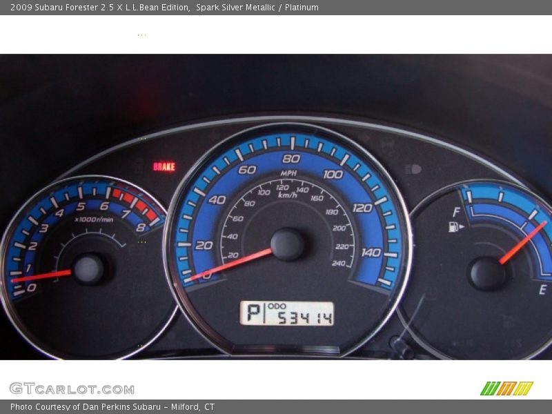 Spark Silver Metallic / Platinum 2009 Subaru Forester 2.5 X L.L.Bean Edition