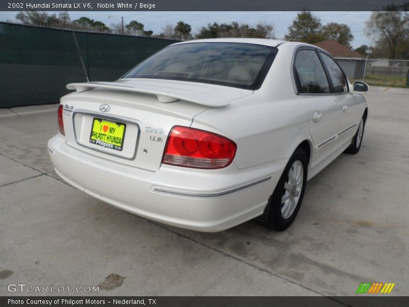 Noble White / Beige 2002 Hyundai Sonata LX V6