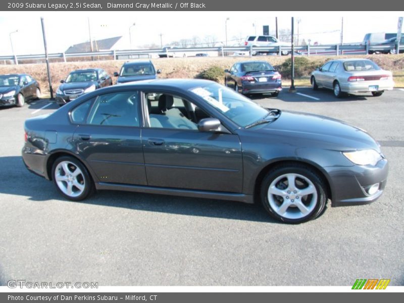 Diamond Gray Metallic / Off Black 2009 Subaru Legacy 2.5i Sedan