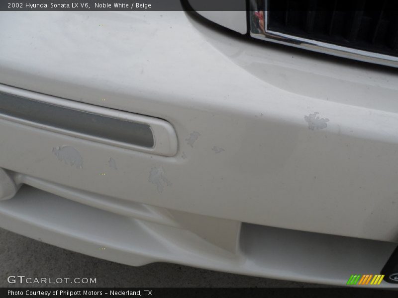 Noble White / Beige 2002 Hyundai Sonata LX V6