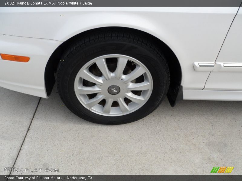 Noble White / Beige 2002 Hyundai Sonata LX V6