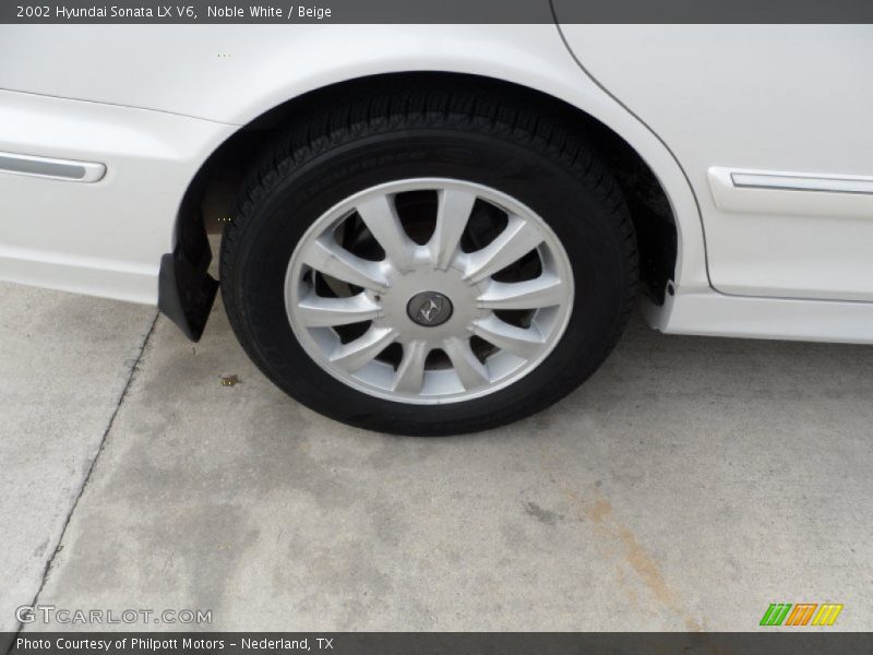 Noble White / Beige 2002 Hyundai Sonata LX V6