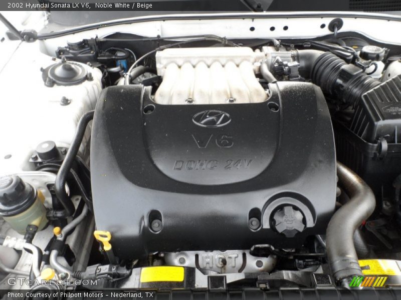  2002 Sonata LX V6 Engine - 2.7 Liter DOHC 24-Valve V6