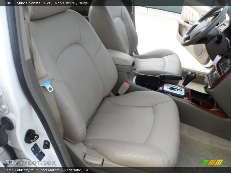 Noble White / Beige 2002 Hyundai Sonata LX V6
