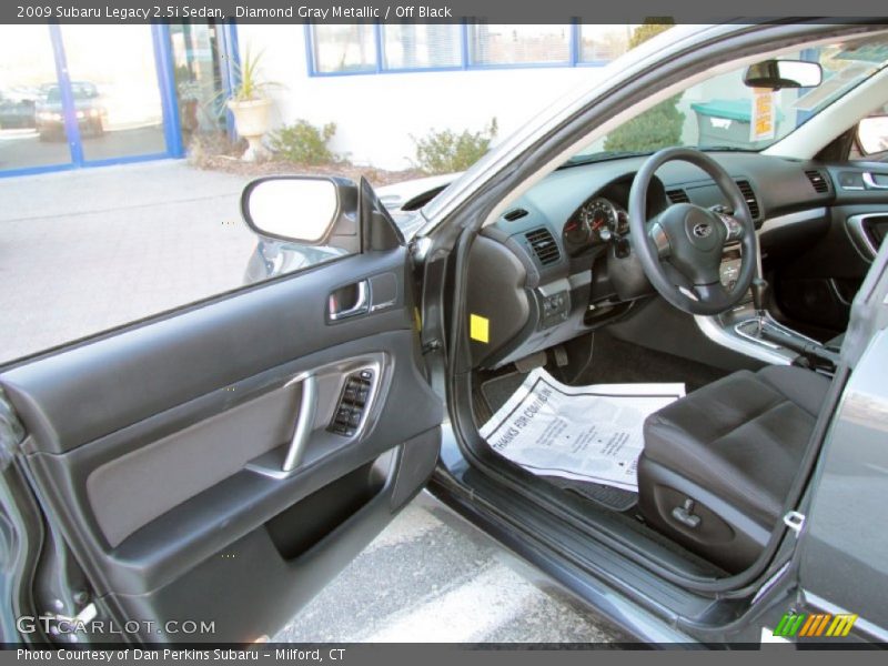 Diamond Gray Metallic / Off Black 2009 Subaru Legacy 2.5i Sedan