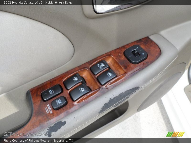 Noble White / Beige 2002 Hyundai Sonata LX V6