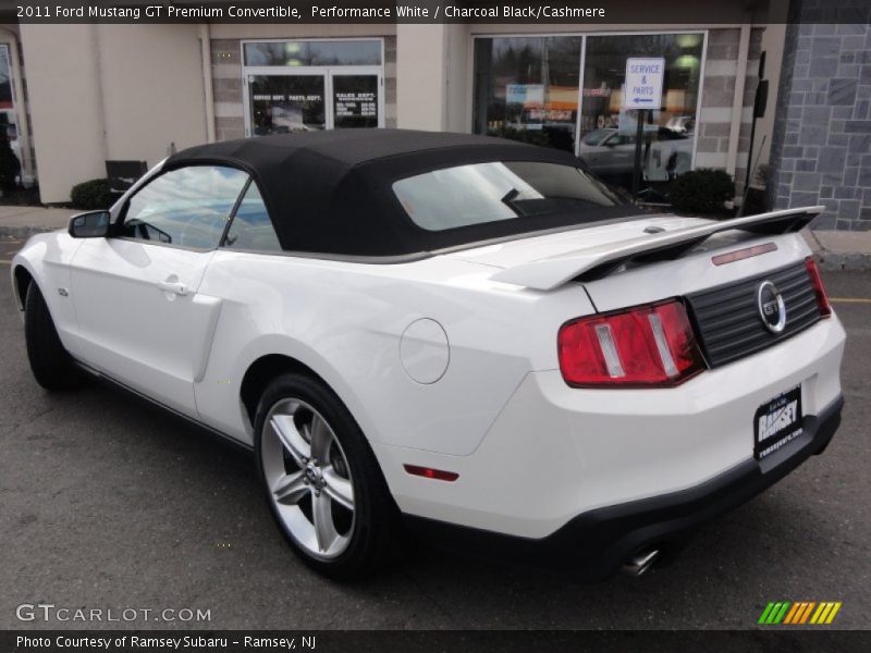 Performance White / Charcoal Black/Cashmere 2011 Ford Mustang GT Premium Convertible