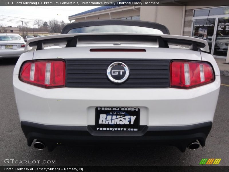 Performance White / Charcoal Black/Cashmere 2011 Ford Mustang GT Premium Convertible