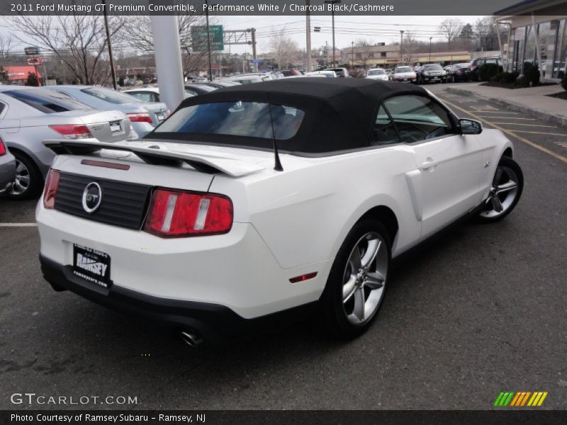 Performance White / Charcoal Black/Cashmere 2011 Ford Mustang GT Premium Convertible