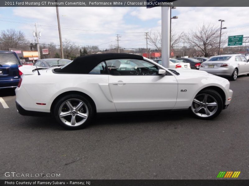 Performance White / Charcoal Black/Cashmere 2011 Ford Mustang GT Premium Convertible
