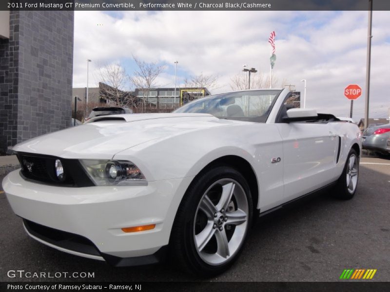 Front 3/4 View of 2011 Mustang GT Premium Convertible