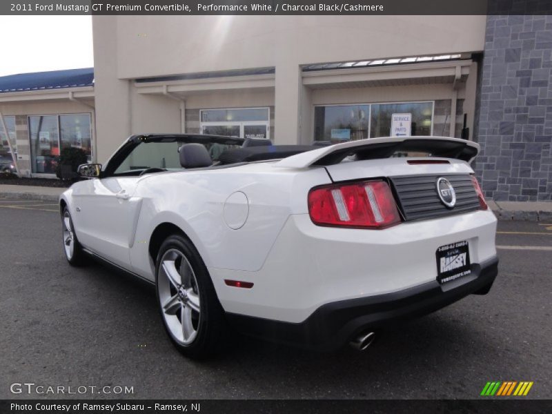 Performance White / Charcoal Black/Cashmere 2011 Ford Mustang GT Premium Convertible