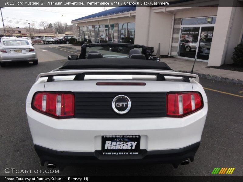Performance White / Charcoal Black/Cashmere 2011 Ford Mustang GT Premium Convertible