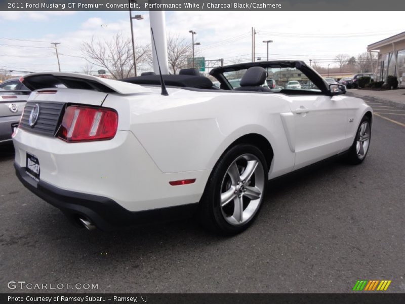 Performance White / Charcoal Black/Cashmere 2011 Ford Mustang GT Premium Convertible